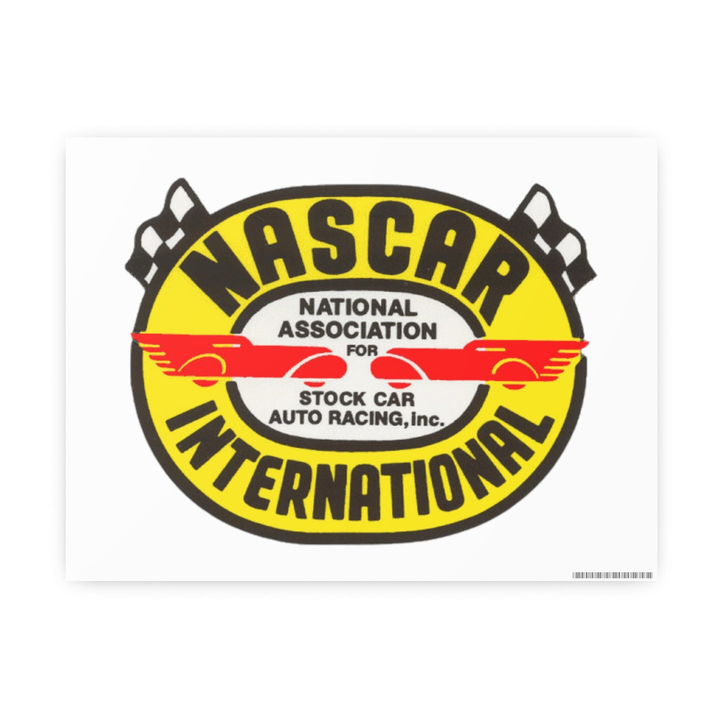 Vintage 1956-1963 NASCAR Poster 8x6