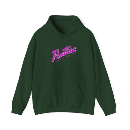 Vintage 1950s Pontiac Hoodie 2-Tone Purple & Pink