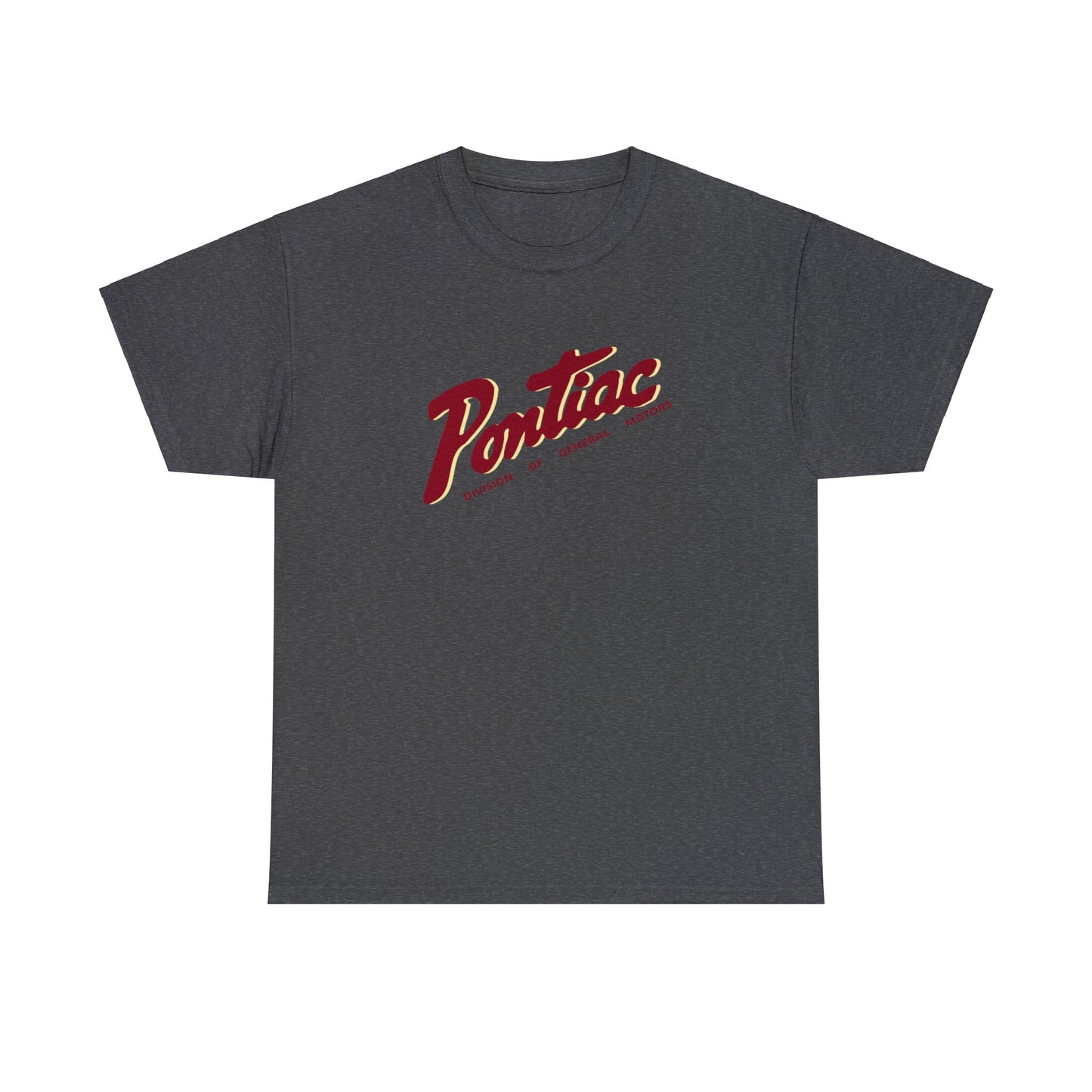 Vintage 1950s Pontiac T-Shirt, 2-Tone Red & Cream