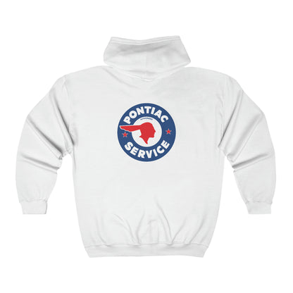 Vintage1950's Pontiac Dealer Zip-Up Hoodie