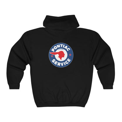 Vintage1950's Pontiac Dealer Zip-Up Hoodie