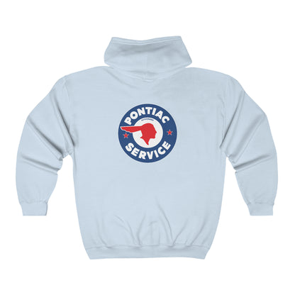 Vintage1950's Pontiac Dealer Zip-Up Hoodie