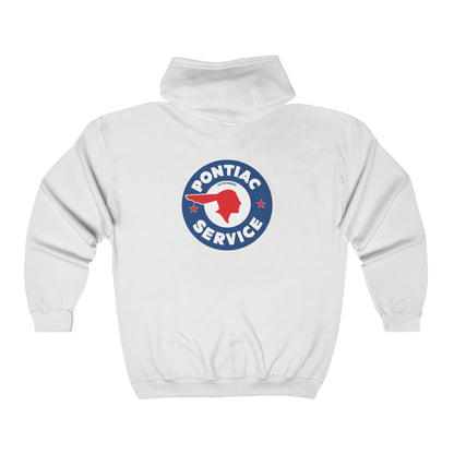 Vintage1950's Pontiac Dealer Zip-Up Hoodie