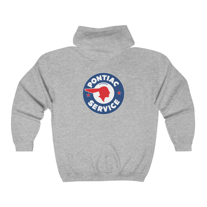 Vintage1950's Pontiac Dealer Zip-Up Hoodie