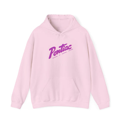 Vintage 1950s Pontiac Hoodie 2-Tone Purple & Pink