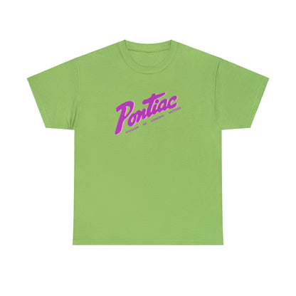 Vintage 1950s Pontiac T-Shirt, 2-Tone Purple & Pink