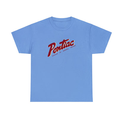 Vintage 1950s Pontiac T-Shirt, 2-Tone Red & Cream