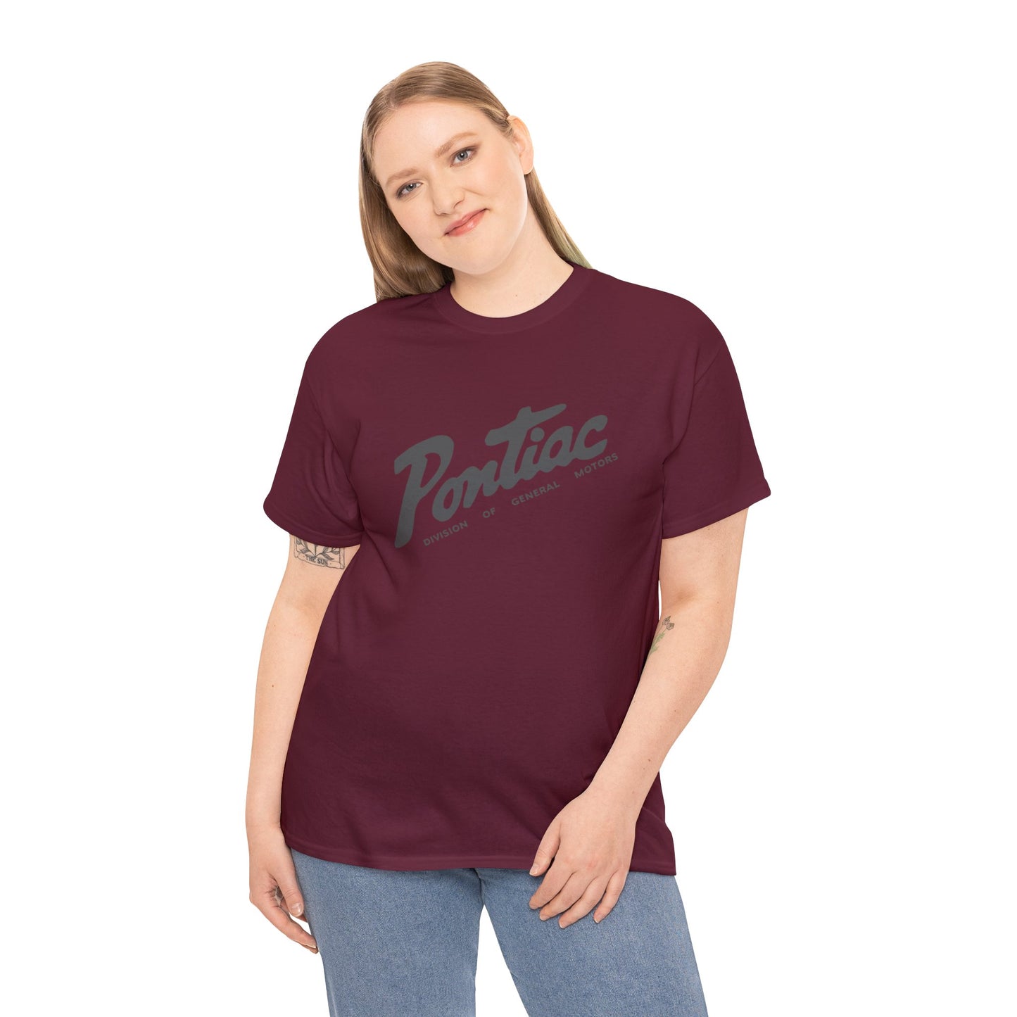 Vintage 1950s Pontiac T-Shirt, Grey