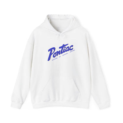 Vintage 2-tone Pontiac Hoodie Blue & Cream