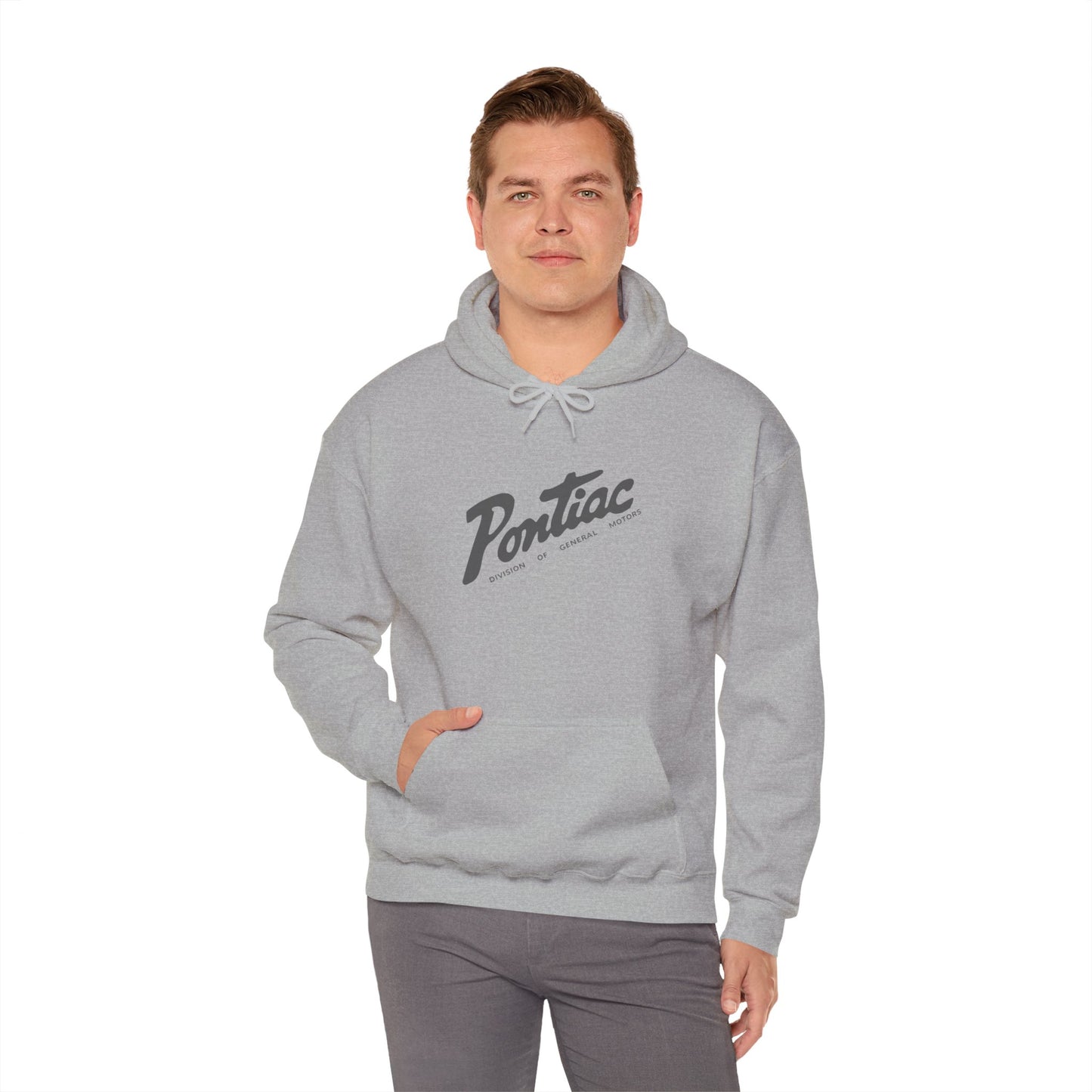 Vintage 1950s Pontiac Hoodie, Grey