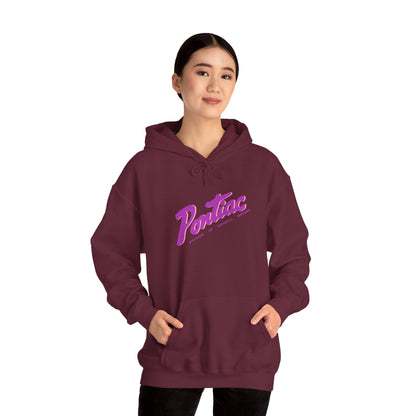 Vintage 1950s Pontiac Hoodie 2-Tone Purple & Pink