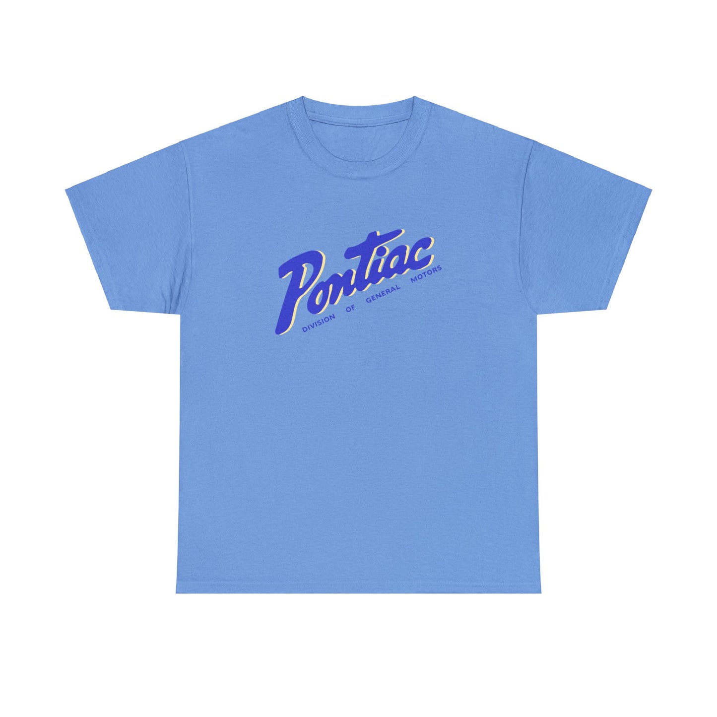 Vintage 1950s Pontiac T-Shirt, 2-Tone Blue & Cream