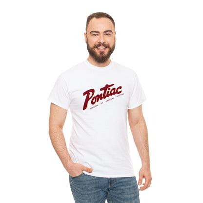 Vintage 1950s Pontiac T-Shirt, 2-Tone Red & Cream