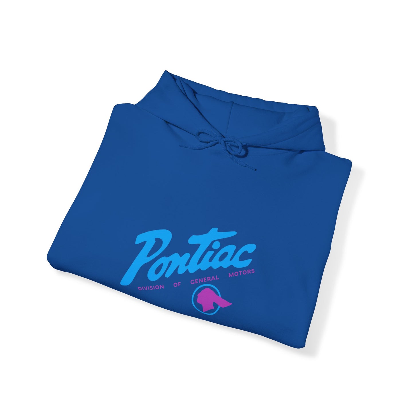 Vintage Pontiac Hoodie (Purple + Teal)