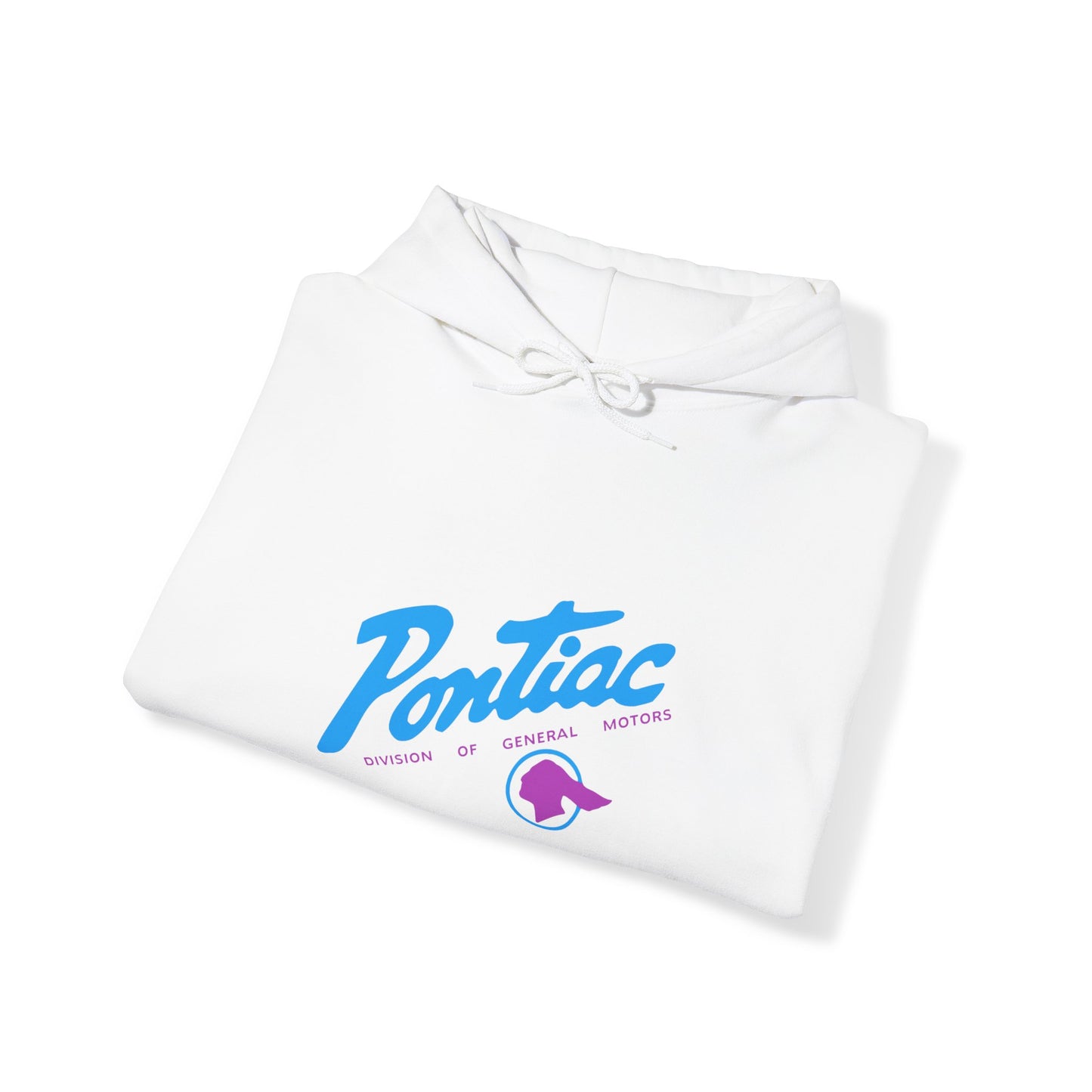 Vintage Pontiac Hoodie (Purple + Teal)