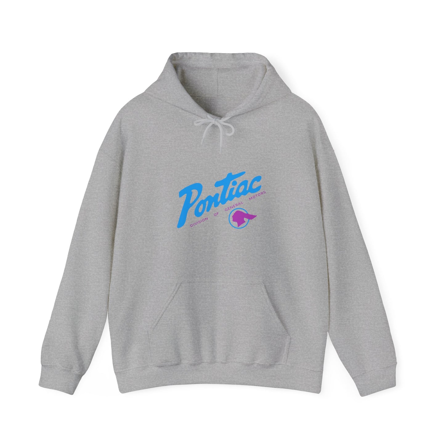 Vintage Pontiac Hoodie (Purple + Teal)