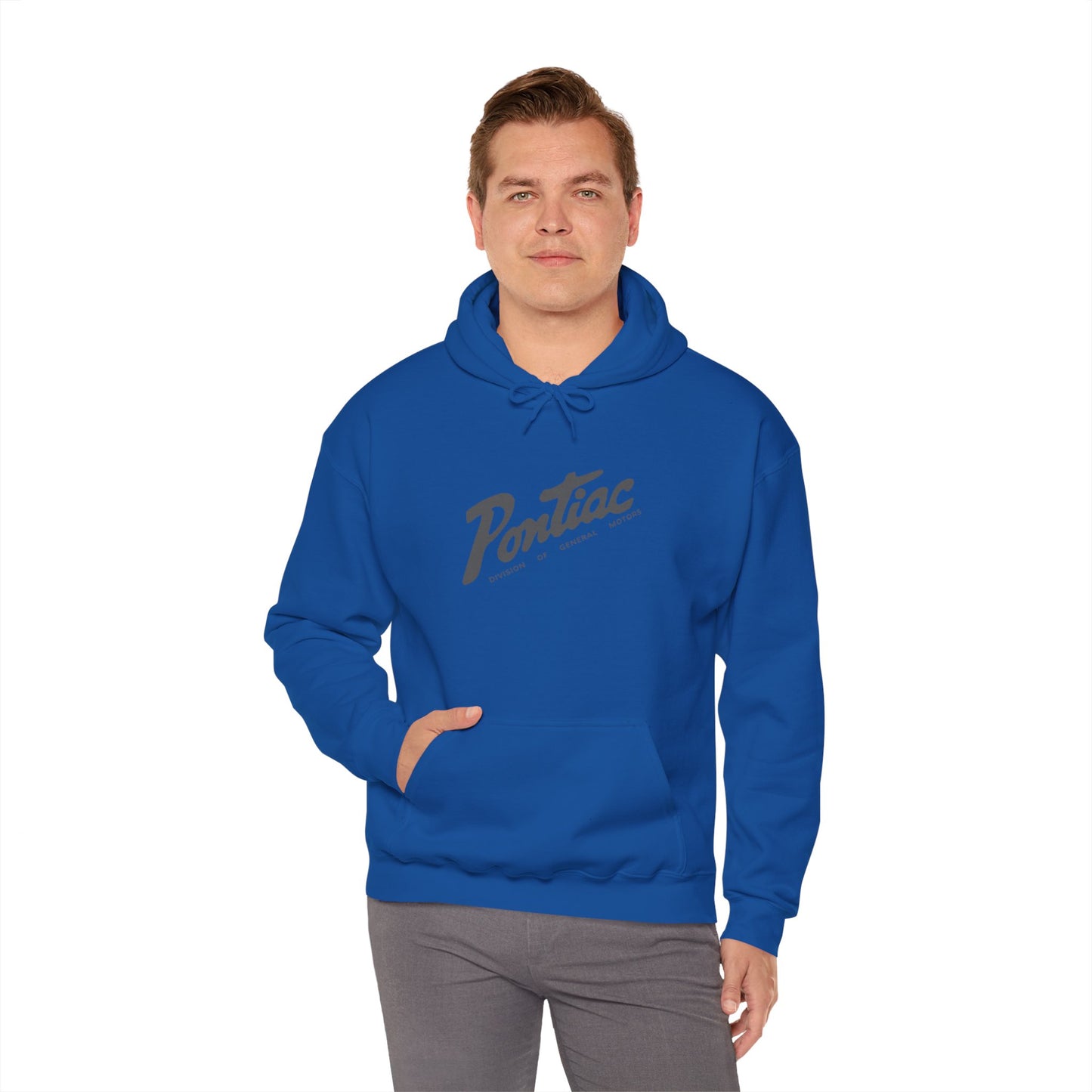 Vintage 1950s Pontiac Hoodie, Grey