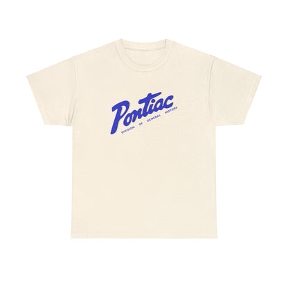 Vintage 1950s Pontiac T-Shirt, 2-Tone Blue & Cream