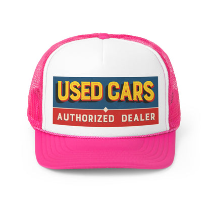 Vintage Used Car Dealer Mesh Hat