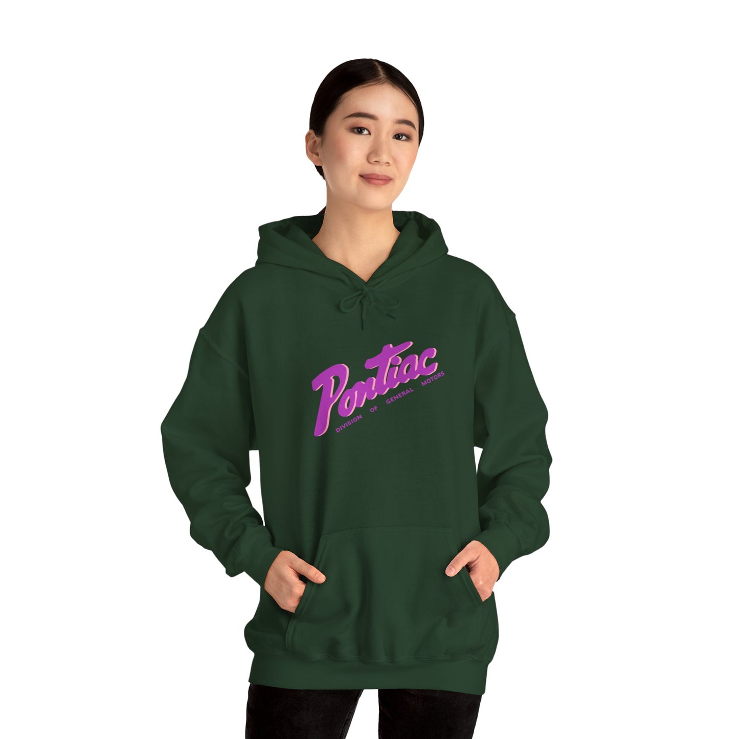 Vintage 1950s Pontiac Hoodie 2-Tone Purple & Pink