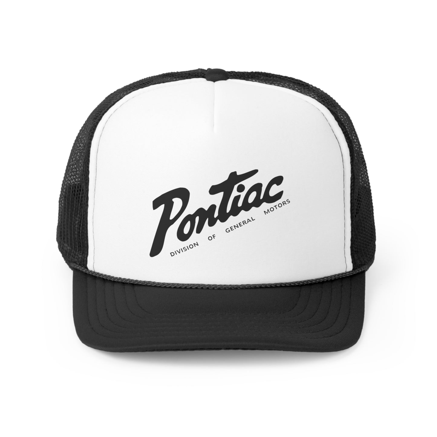 Vintage 1950's Pontiac Mesh Hat (Black)