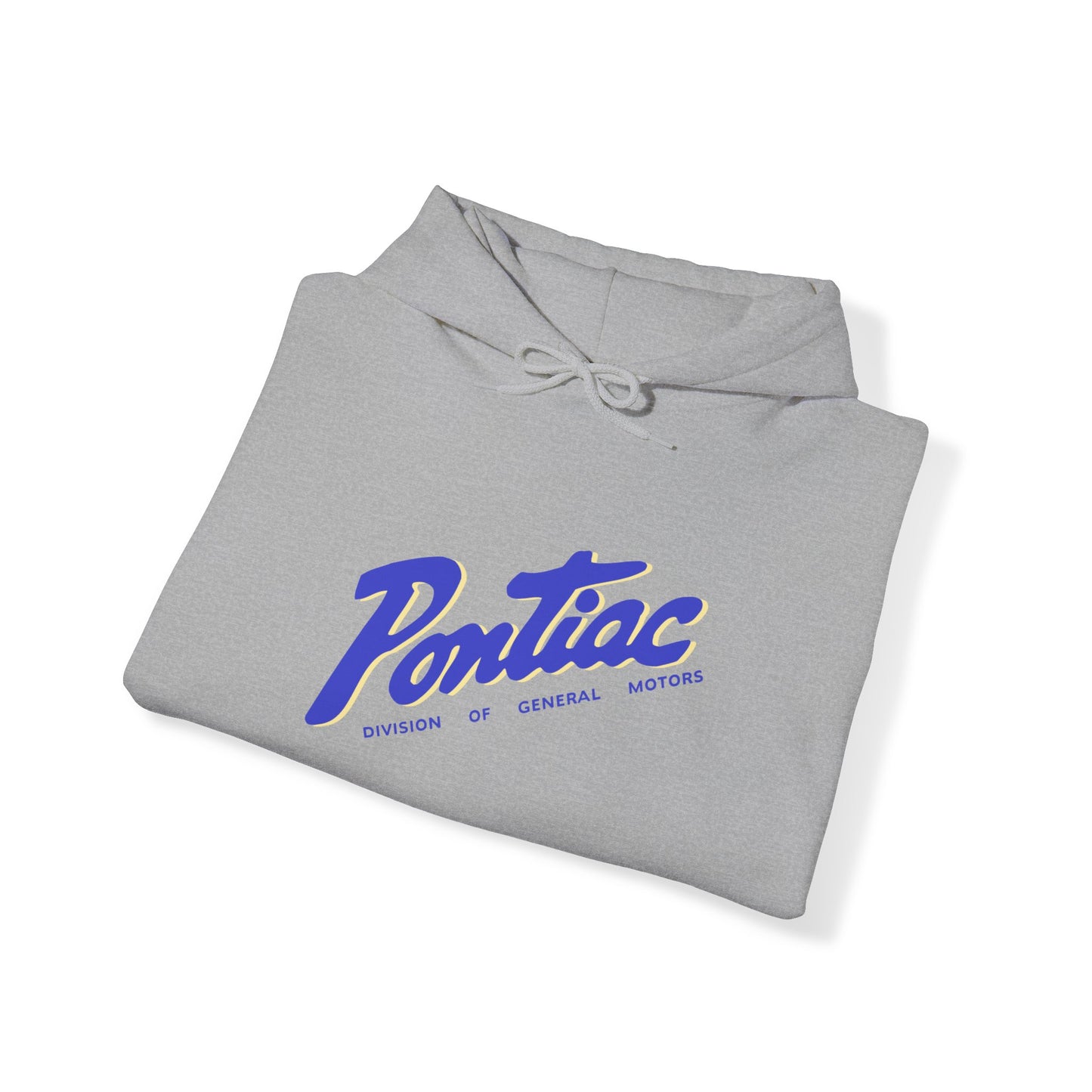 Vintage 2-tone Pontiac Hoodie Blue & Cream