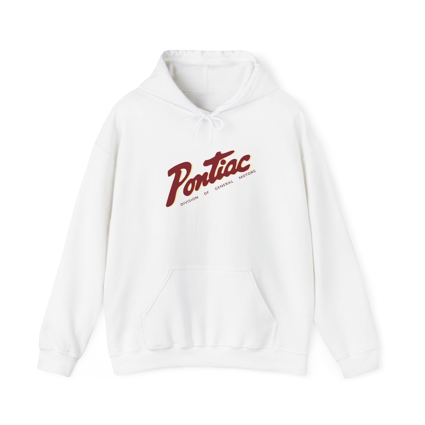 Vintage 1950s Pontiac Hoodie 2-Tone Red & Cream