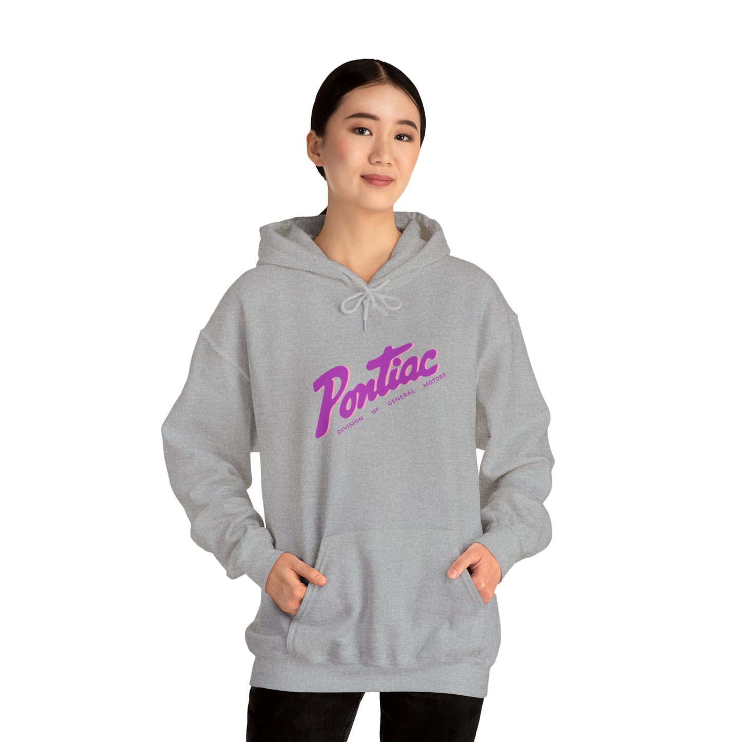 Vintage 1950s Pontiac Hoodie 2-Tone Purple & Pink