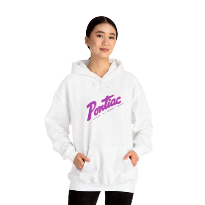 Vintage 1950s Pontiac Hoodie 2-Tone Purple & Pink