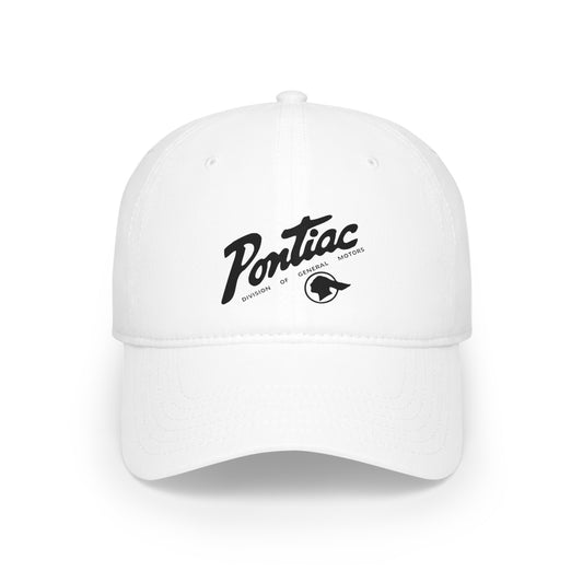 Vintage Pontiac Dealership Baseball Cap (Black)