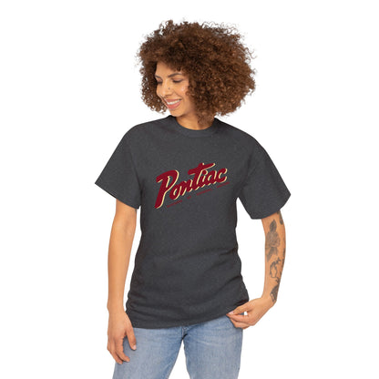 Vintage 1950s Pontiac T-Shirt, 2-Tone Red & Cream