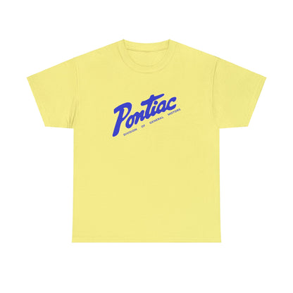 Vintage 1950s Pontiac T-Shirt, 2-Tone Blue & Cream