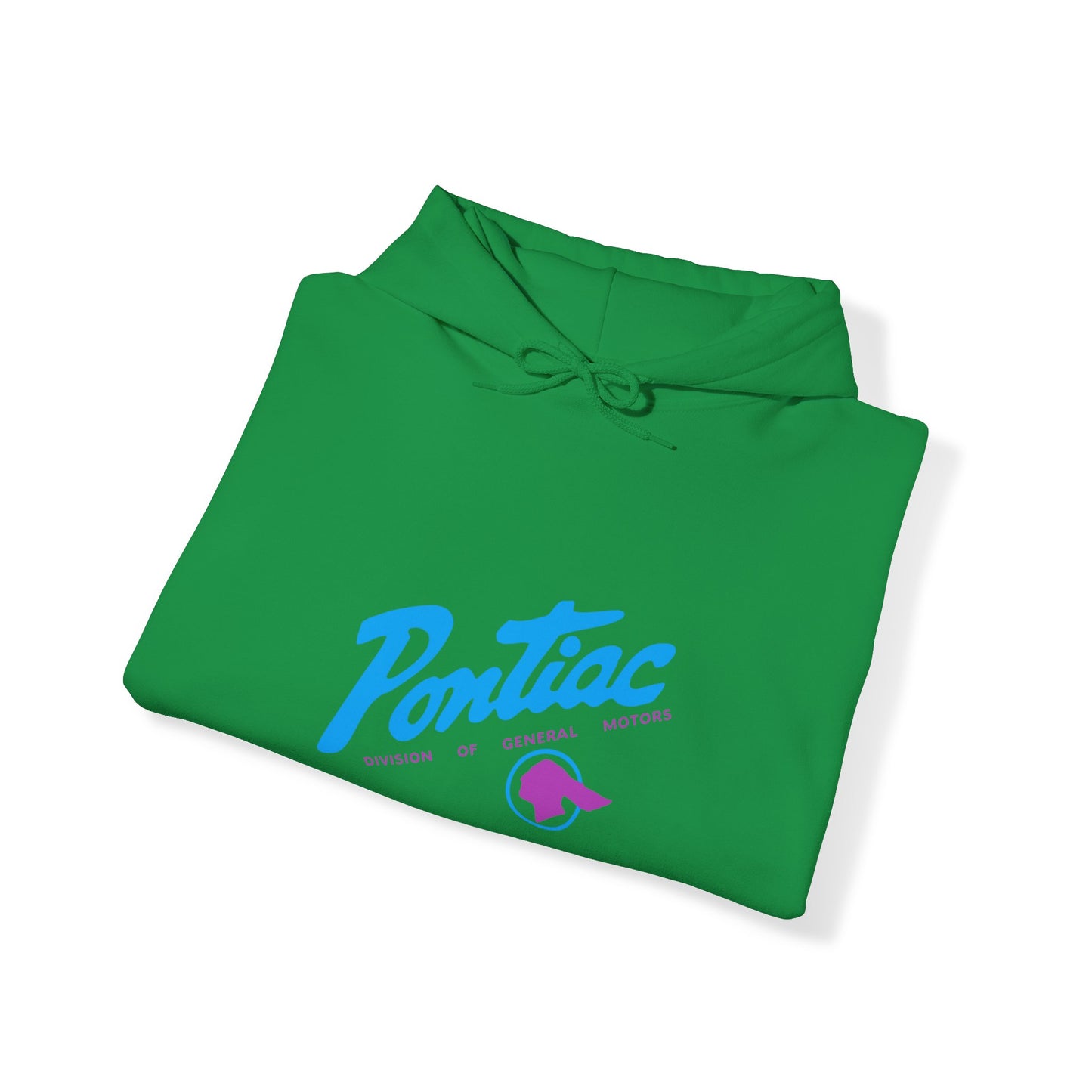 Vintage Pontiac Hoodie (Purple + Teal)