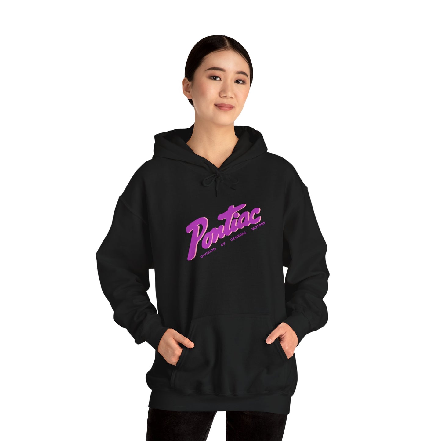 Vintage 1950s Pontiac Hoodie 2-Tone Purple & Pink