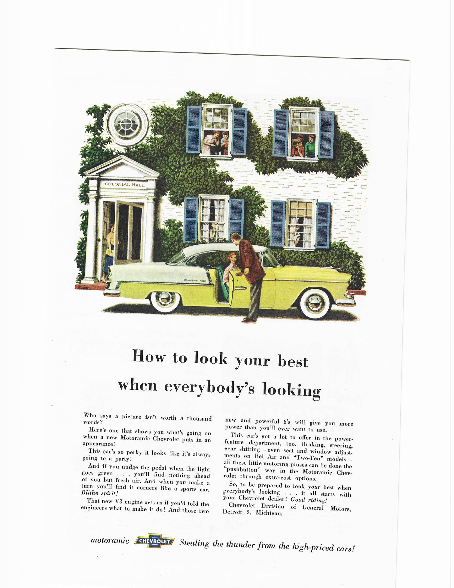 1955 Chevrolet Bel Air Advertisement