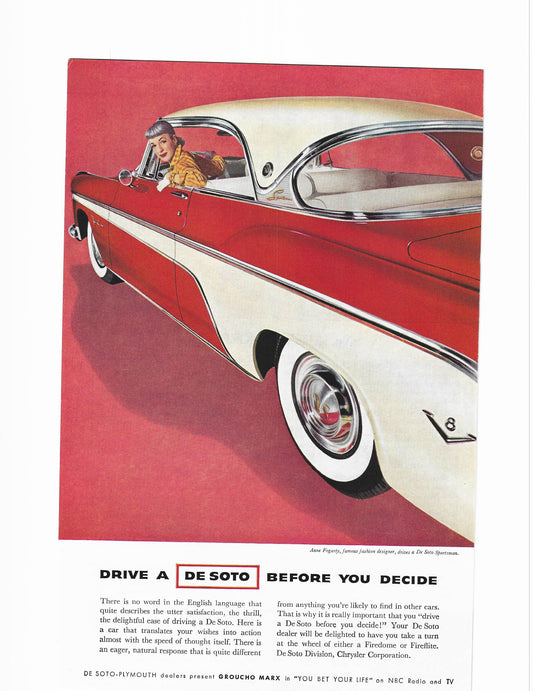 1953 DeSoto Firedome Sportsmen V8 Advertisement