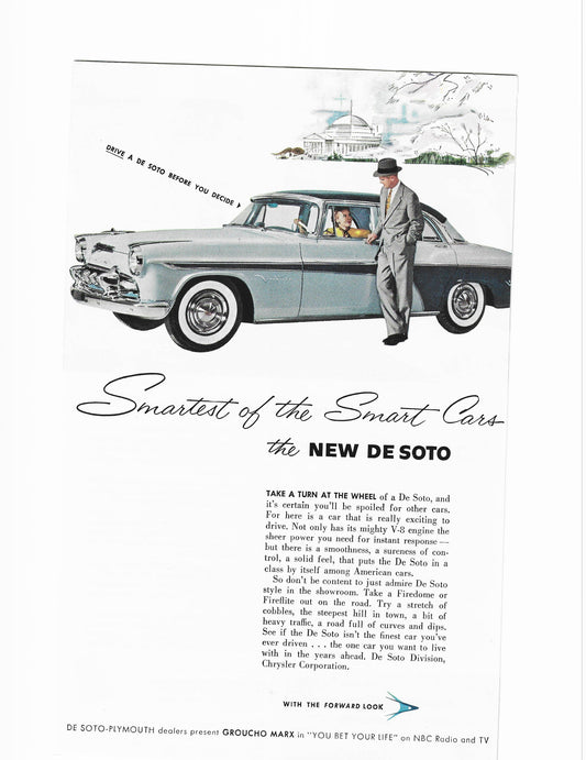 1953 DeSoto Fireflite Advertisement