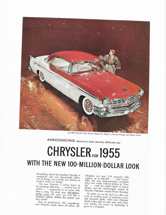 1955 Chrysler New Yorker Advertisement